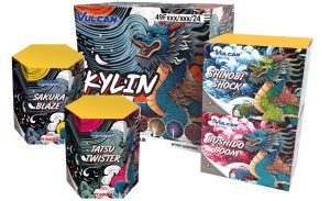 Kylin assortment | 2x19s + 2x36s Pyromould batteries F2 Vuurwerk Weert